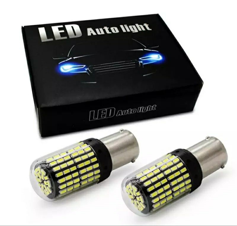 Led Canbus 144smd 3014 лампа в стопы, задний ход ДХО поворот 1156 Ba15