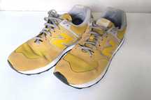 Buty New Balance 574 żółte szare SKÓRZANE, Rozmiar 44 /wkładka 28 cm