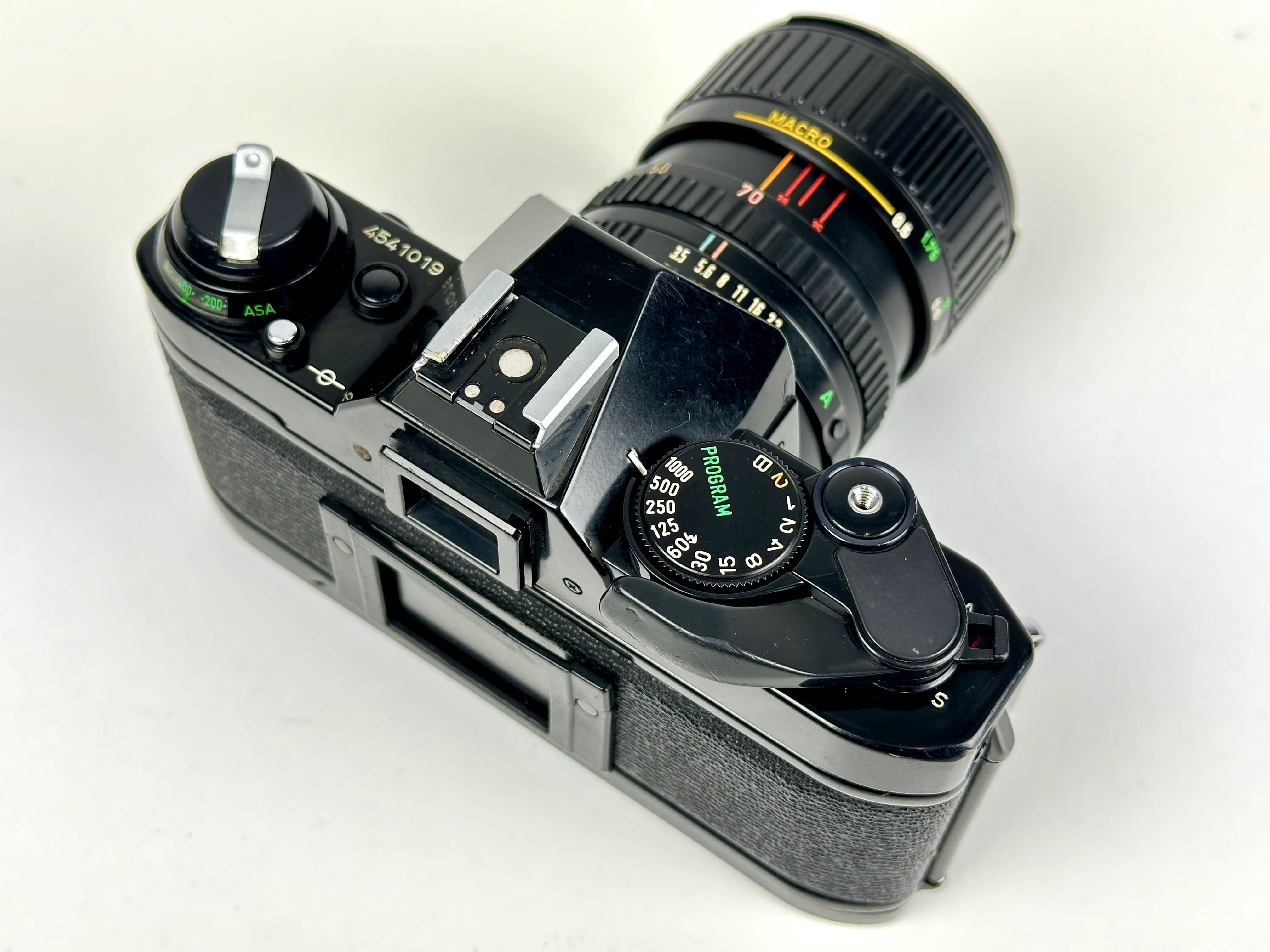 Canon AE-1 Program + FD 35–70mm | Analogowy zestaw gotowy do zdjęć