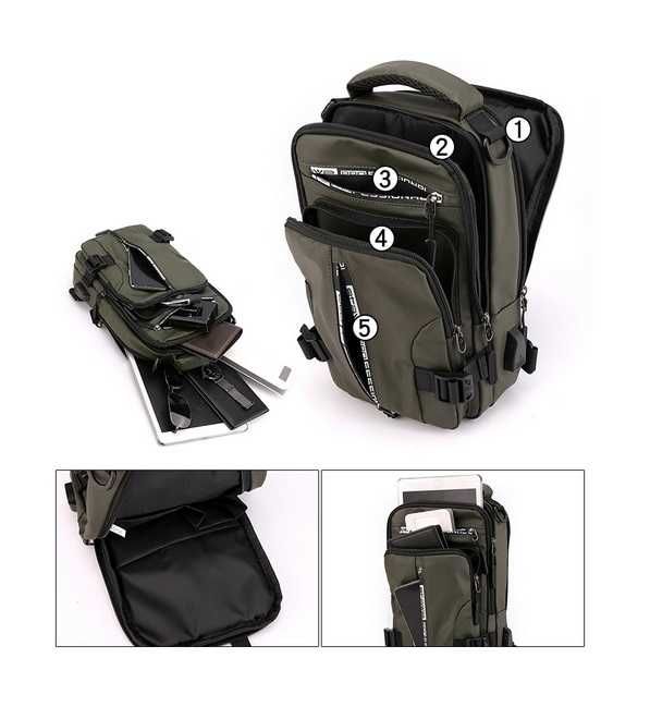 мужской рюкзак Слинг для планшета айпада электронной книги спортивный