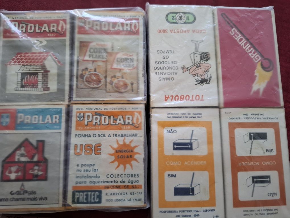 Coleção caixas fósforos