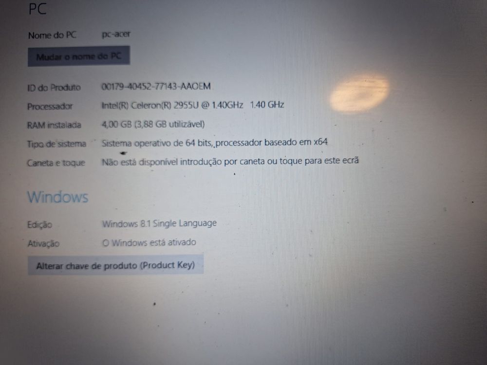 portátil Acer aspire e1 series v5we2