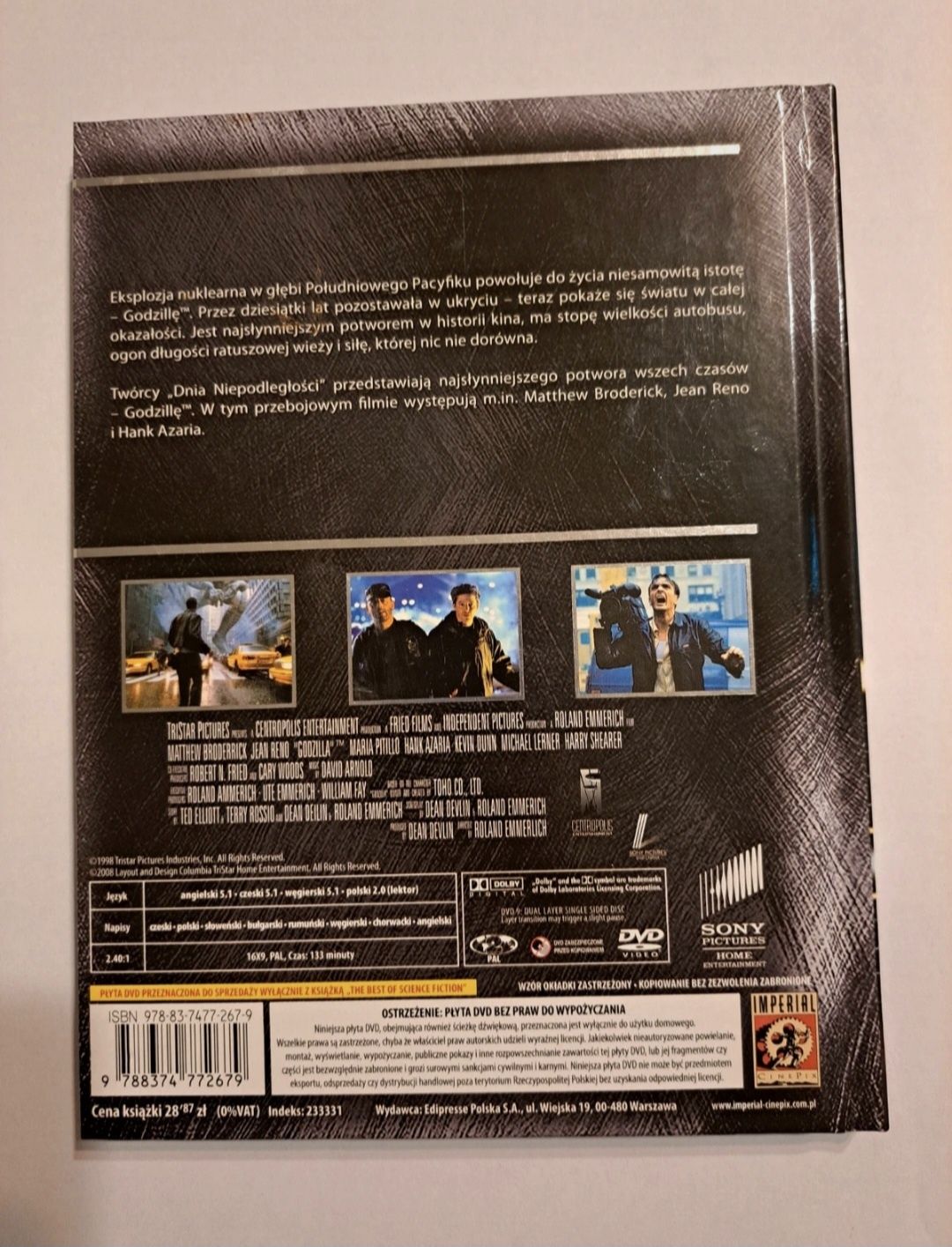Godzilla film na DVD