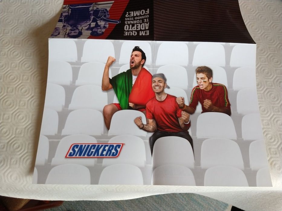 Caderneta Cromos Adepto Futebol da Snickers Rara