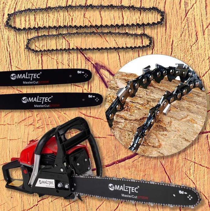 OSTRA PIŁA Łańcuchowa SPALINOWA Maltec 4200 W / 5,7 KM GRATISY NOWA!