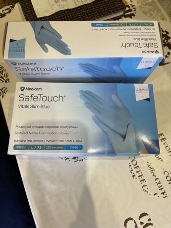 Продам нитриловые перчатки Medicom Safe Touch 100 ШТ
