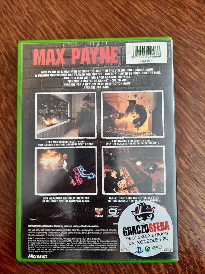 Gra Max Payne Xbox