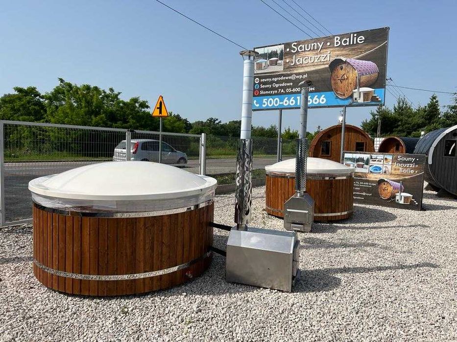 Balia ogrodowa Ruska Bania Hot Tube Gorąca Beczka DOSTĘPNA OD RĘKI