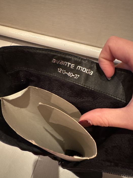 Сапожки ботфорди