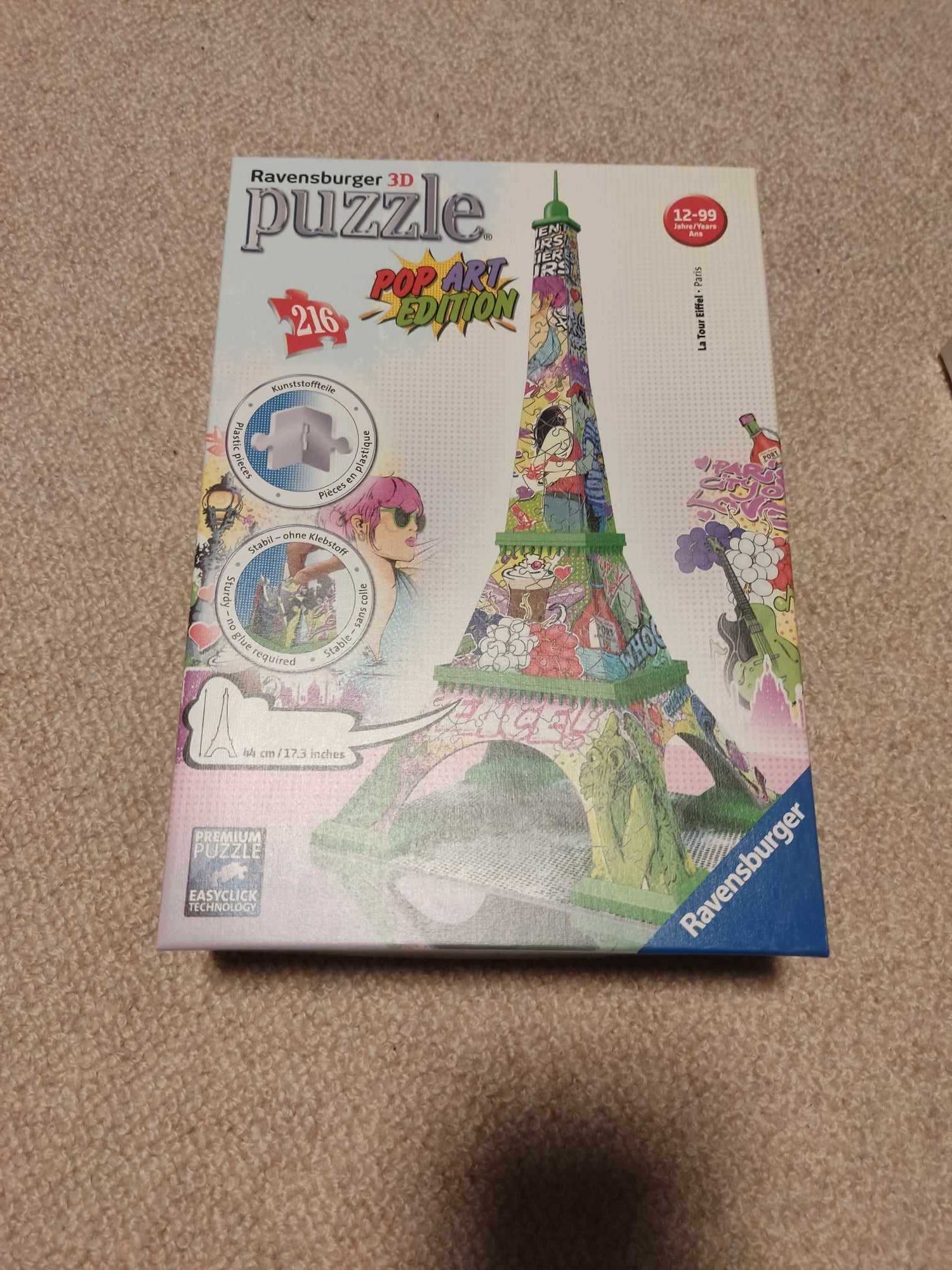 Puzzle Wieża Eifle 3D