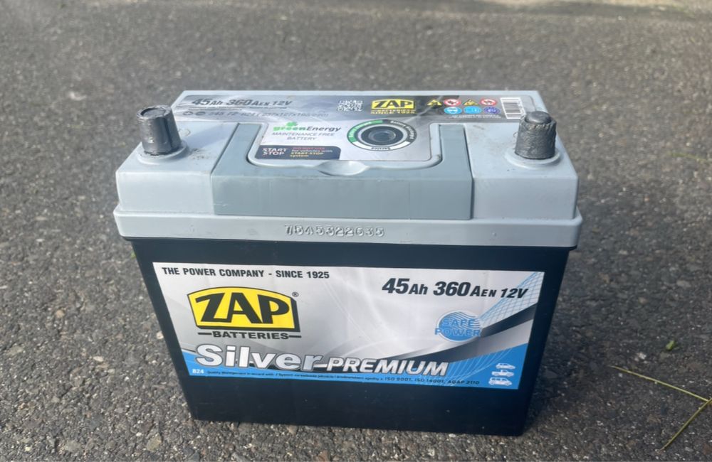 Akumulator mały ZAP 45Ah 360 12V