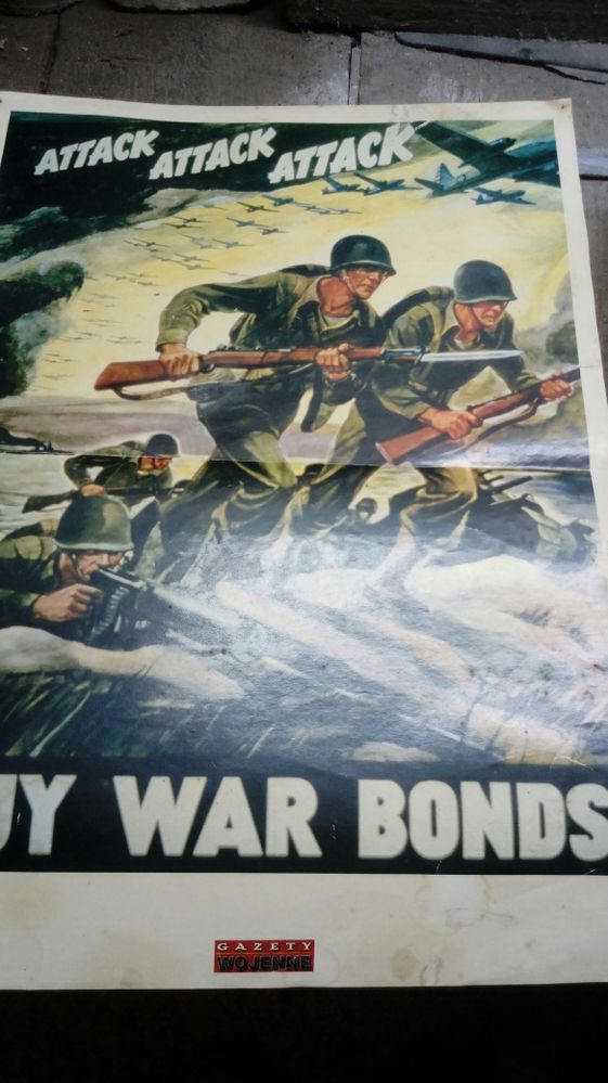 Plakaty z gazety wojennej