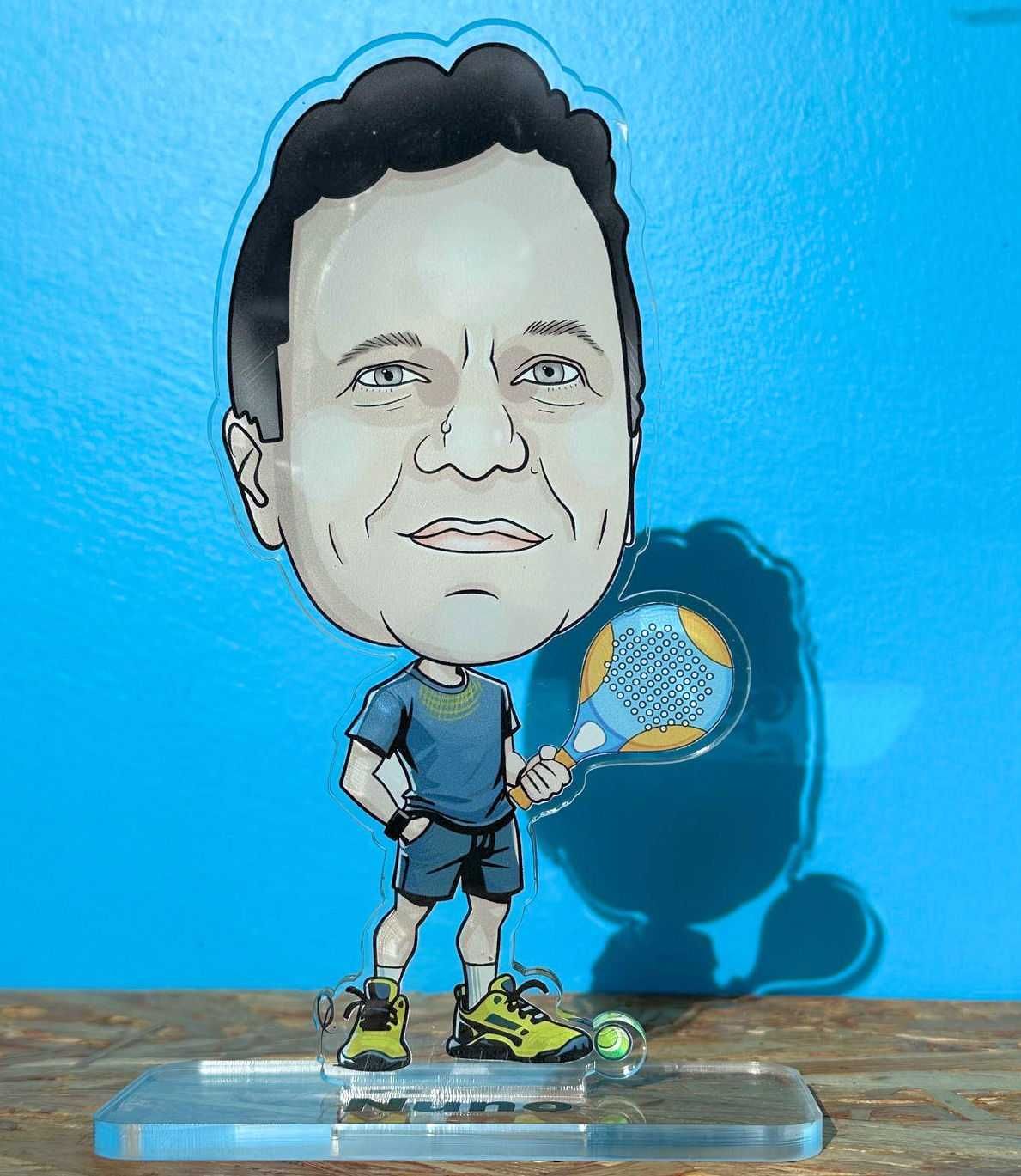 Caricaturas em troféu