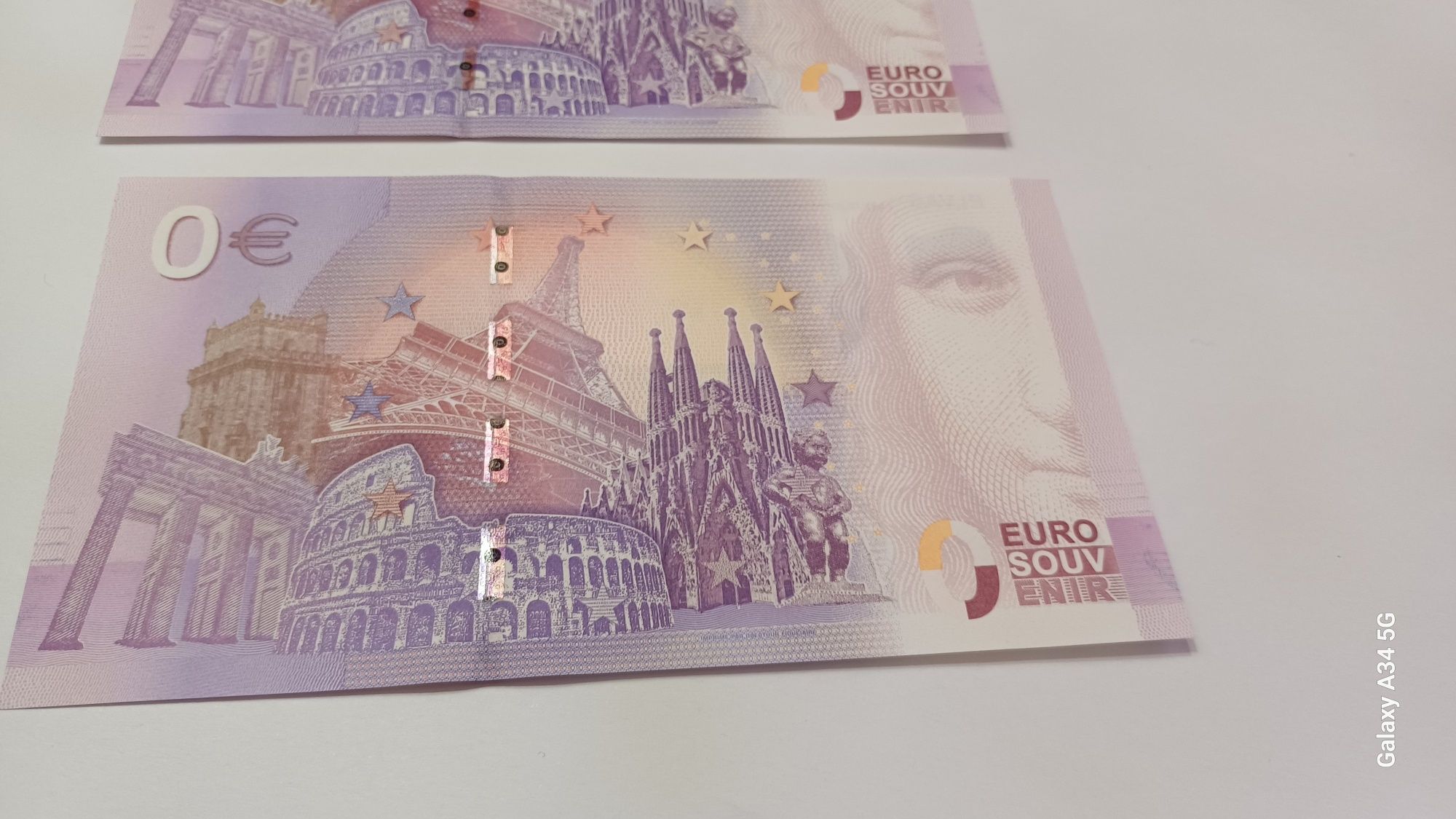 PORTUGAL-- 0 euro notas 2 seguidas Elvas