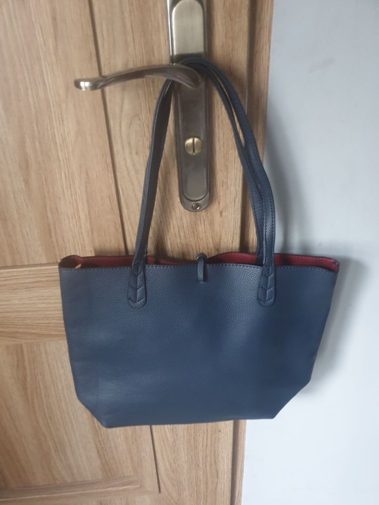 Torba granatowa 2w1