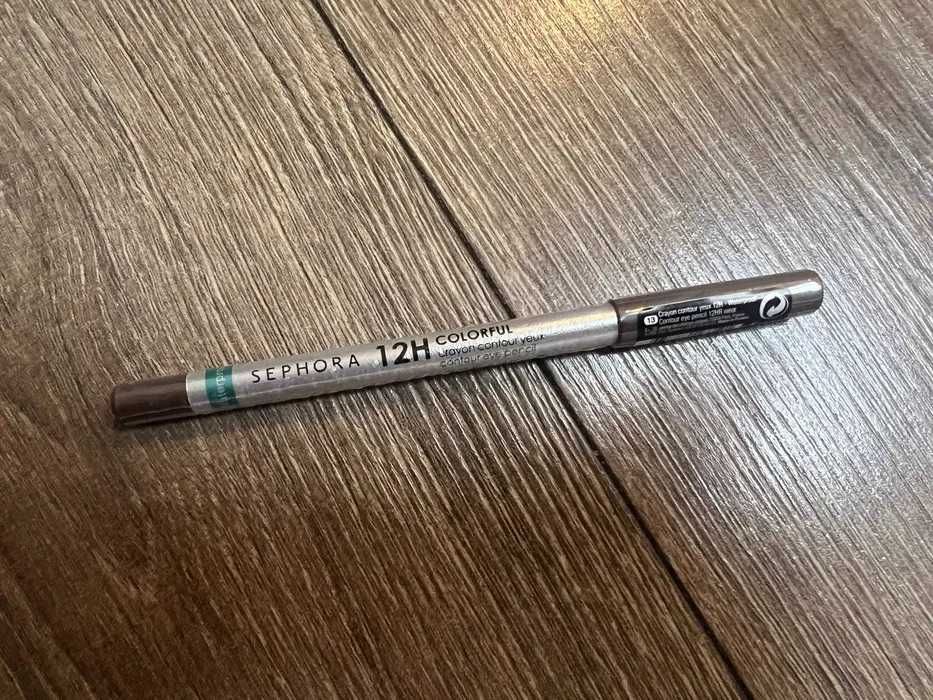 SEPHORA 12 Hour Waterproof Eye Pencil Kredka do oczu brązowa mat 2SZT