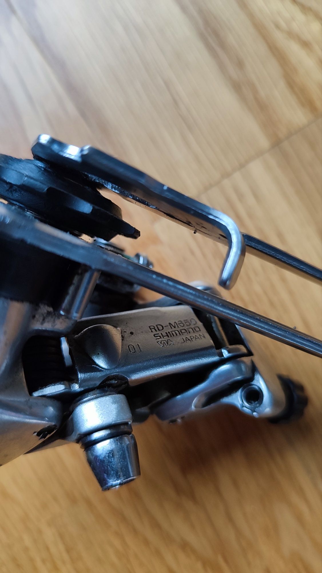 Przerzutka tylna Shimano Deore DX RD-M650 retro 7/8 speed GS