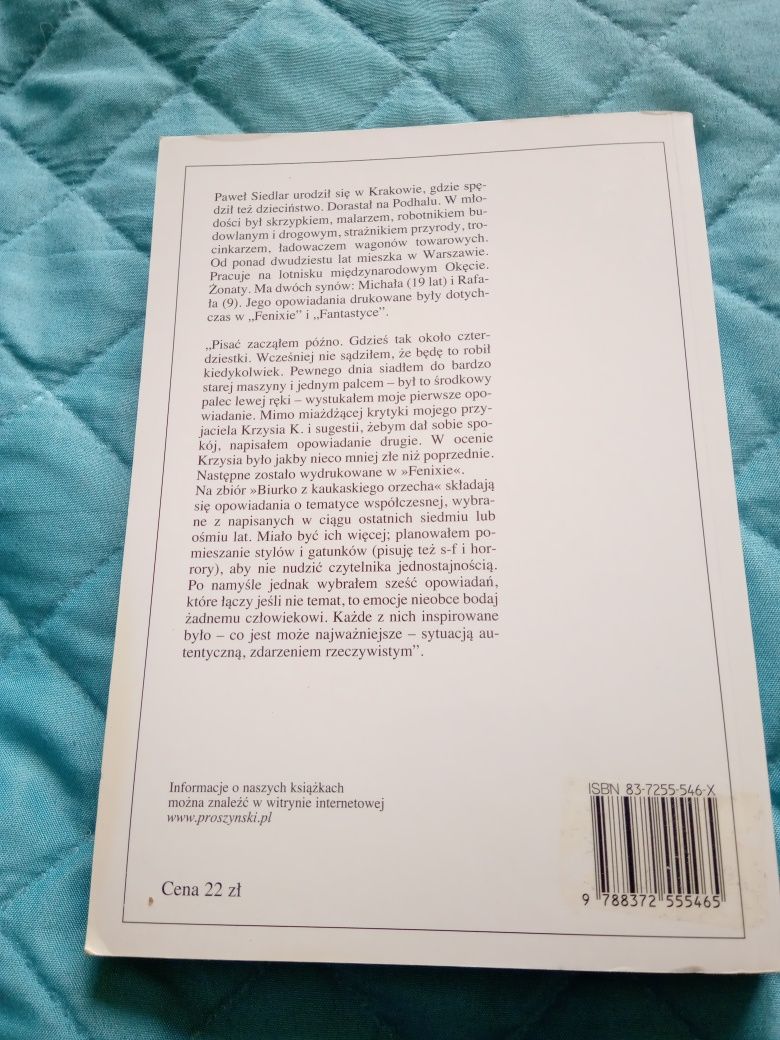 Książka Biurko z kaukaskiego orzecha Siedlar