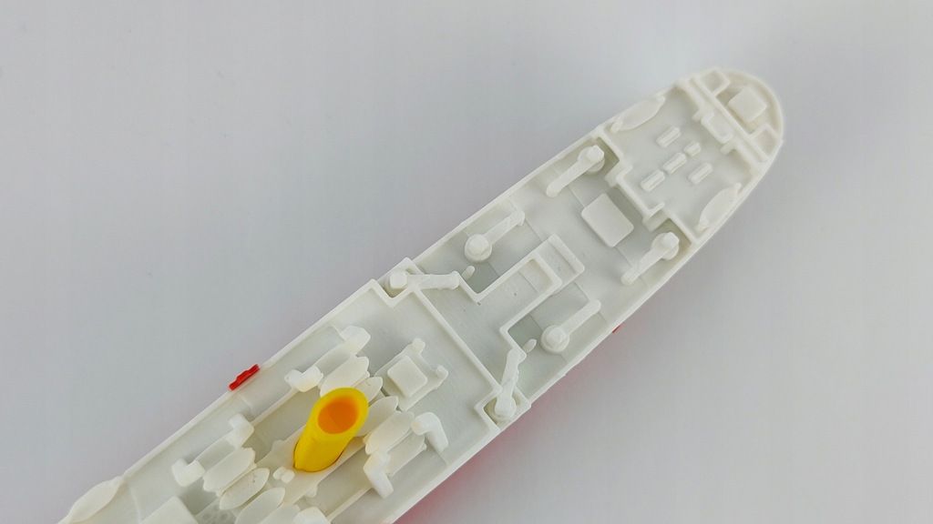 HMHS Britannic - Model 3D - 269mm (Skala 1:1000) - metalowe wstawki