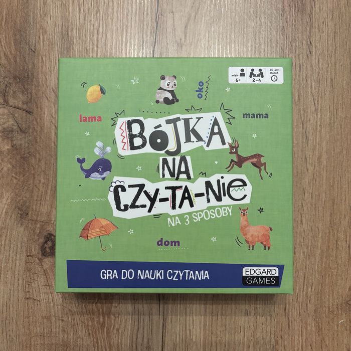 Gra do nauki czytania. Bójka na czytanie, gra dla dzieci
