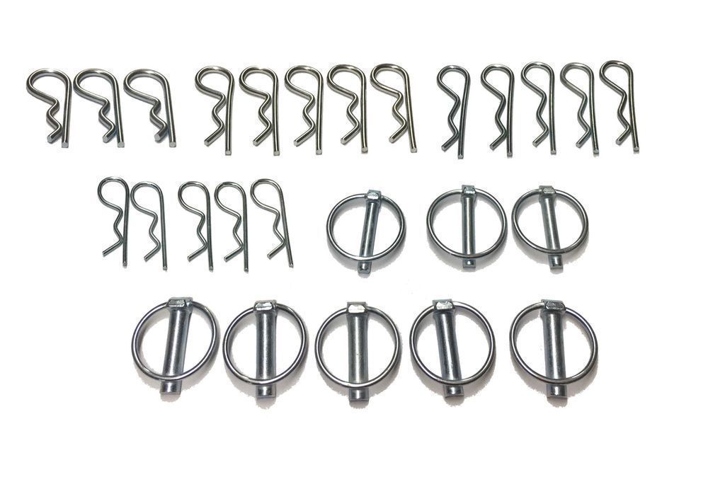 Zestaw zawleczek zatyczek spinek rolniczych