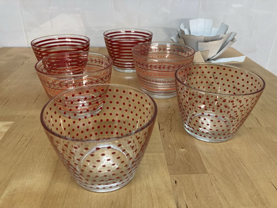 6 taças IKEA antigas/vintage modelo Vinterfint