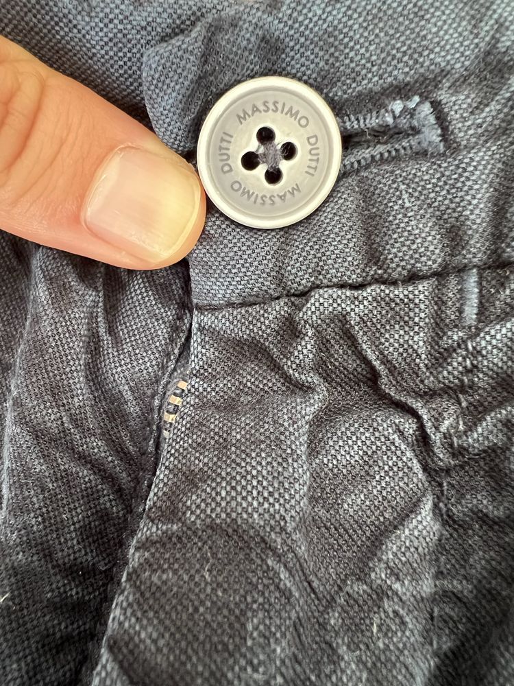 Calções azul escuro Massimo Dutti 31 size
