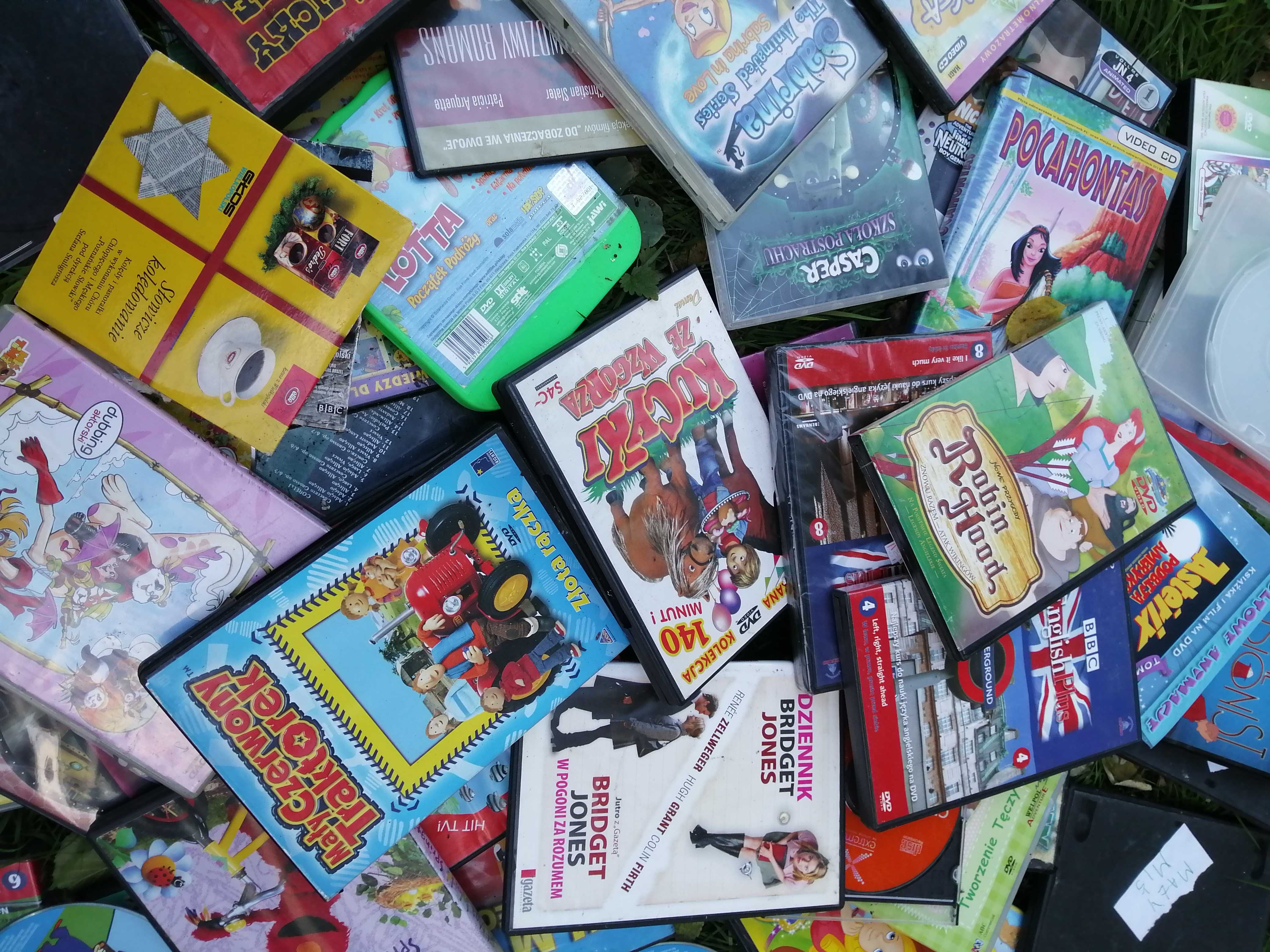 Duży zestaw płyt Dvd bajki Pytalscy 60 Miś Shrek dla dzieci