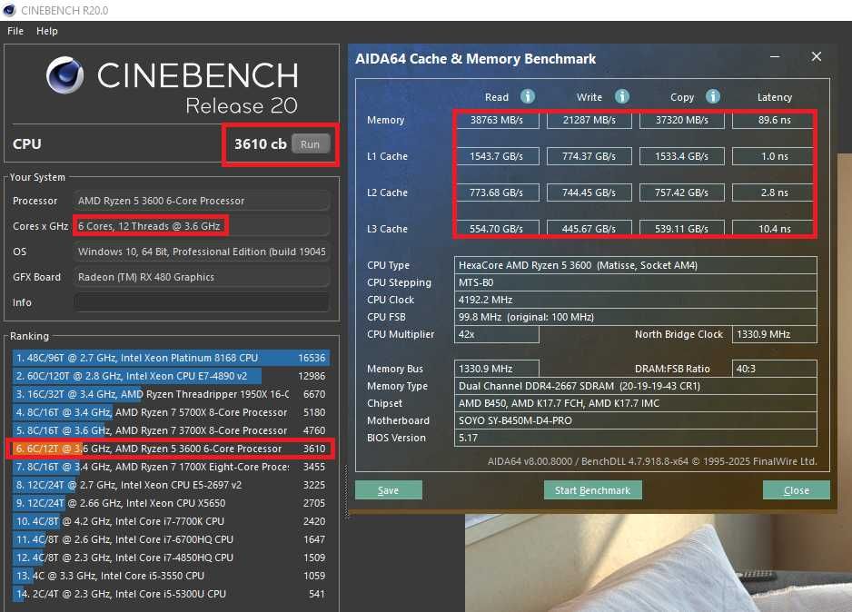 Ігровий ПК Ryzen 5 3600 RX 480 8GB 16 DDR4 6|12 Ядер AM4 B450 M.2-512