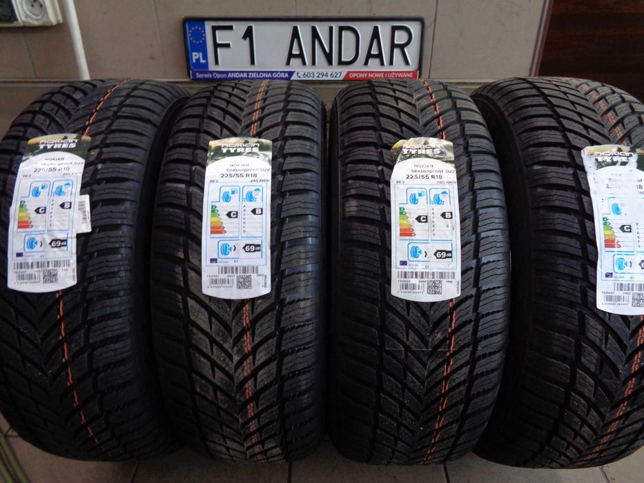 NOKIAN 225/55R18 Seasonproof 1 , Nowe Opony Całoroczne , ANDAR