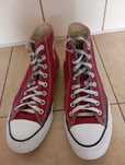 Buty Converse bordowe