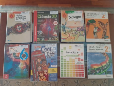 Diversos Manuais/Cadernos de actividades do 6° Ano.