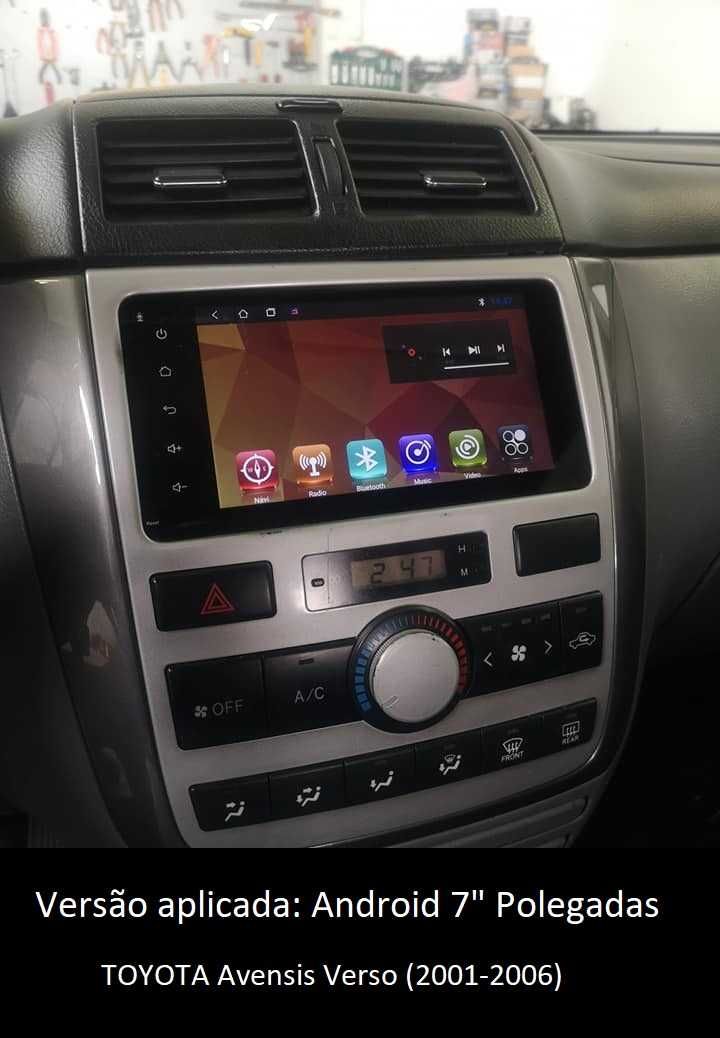 (NOVO) Rádio 2DIN • Toyota • Verso • Corolla Verso • Android [4+32GB]