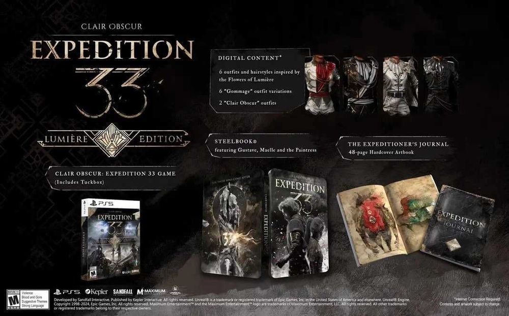 Clair Obscur: Expedition 33 Lumière Edition - диск для PlayStation 5