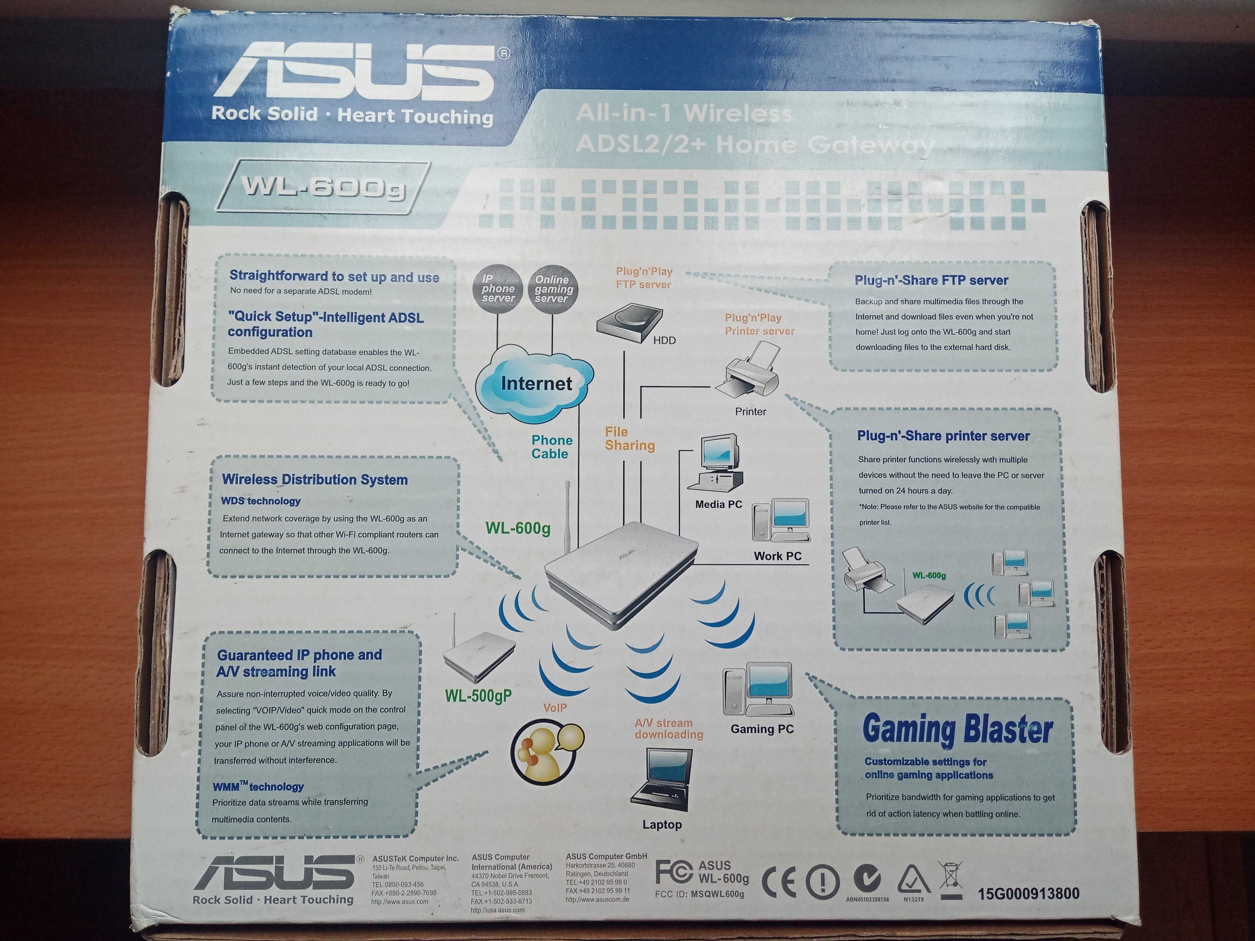 Router Asus WL-600g