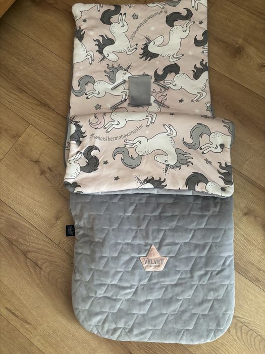 Śpiworek do wózka lamilu velvet rozm M