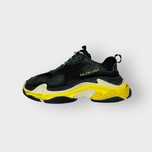 Oryginalne Buty Balenciaga Triple S Czarno-żółte