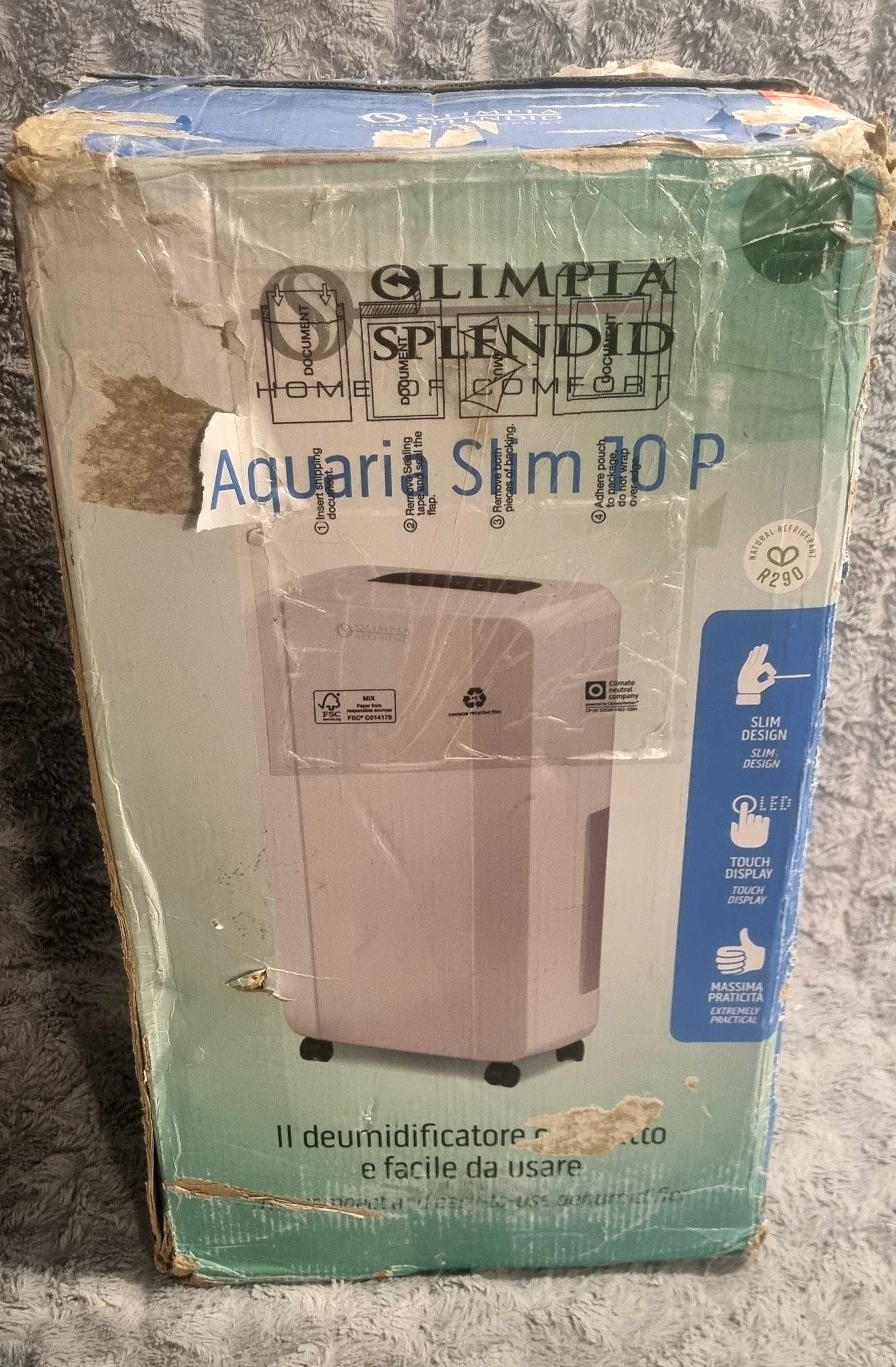 Osuszacz powietrza Olimpia Splendid Aquaria Slim 10 P 2 L 42 dB 262 W
