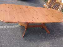 Stół rozkładany rozsuwany z litego drewna drewniany  160-260 cm x 100