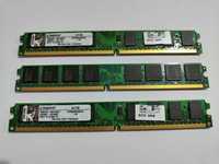 Memória RAM DDR2 Kingston KVR800D2N6/2G (2GB - 800 MHz) baixo perfil