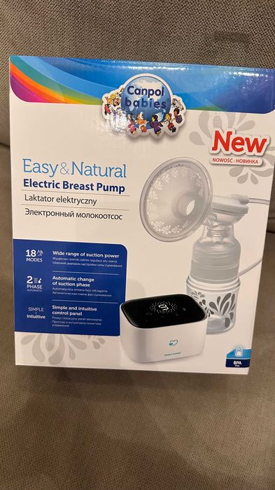 Nowy laktator elektryczny Canpol Babies Easy & Natural