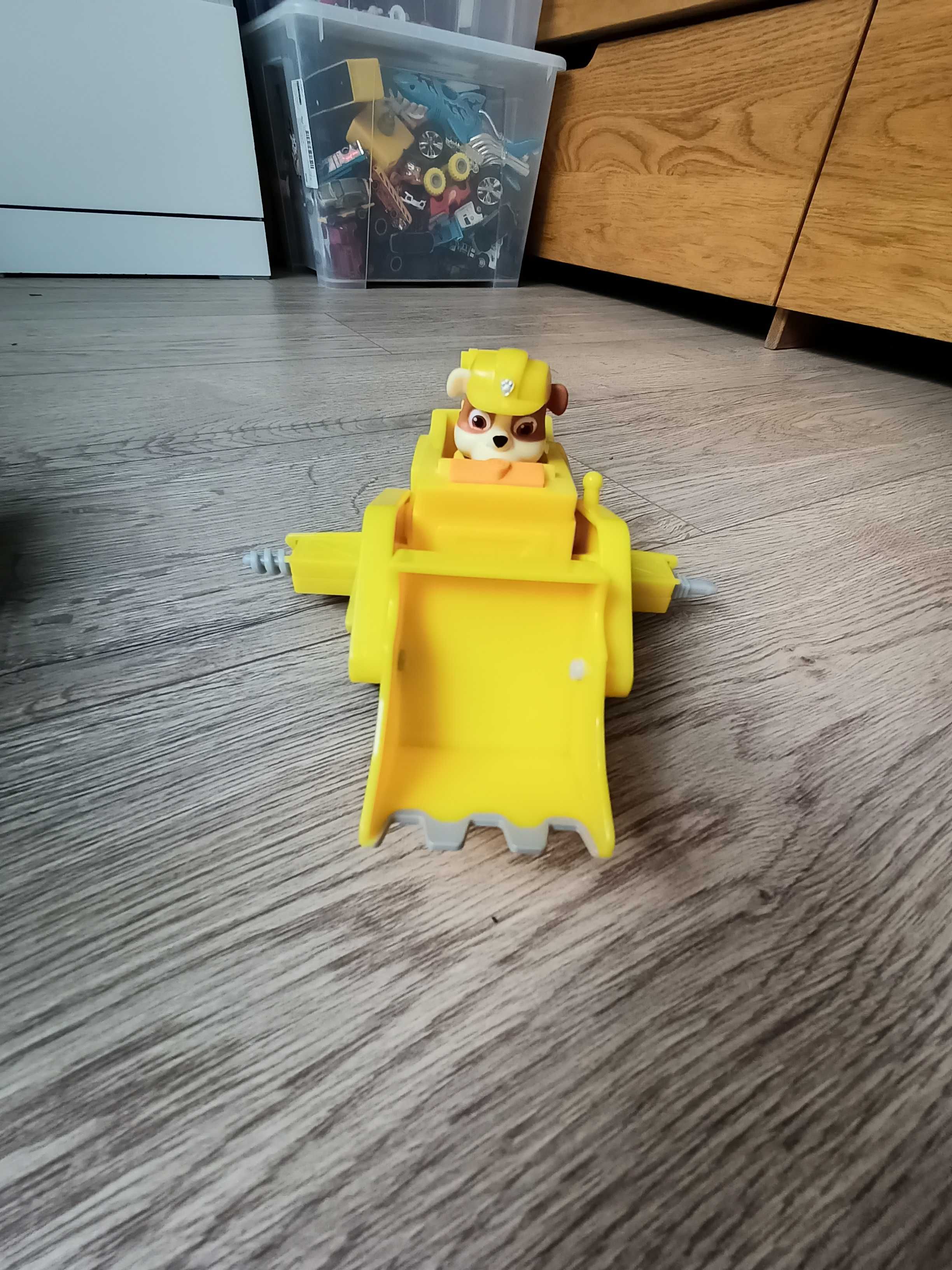 Psi Patrol samochód budowlany/koparka Rubla