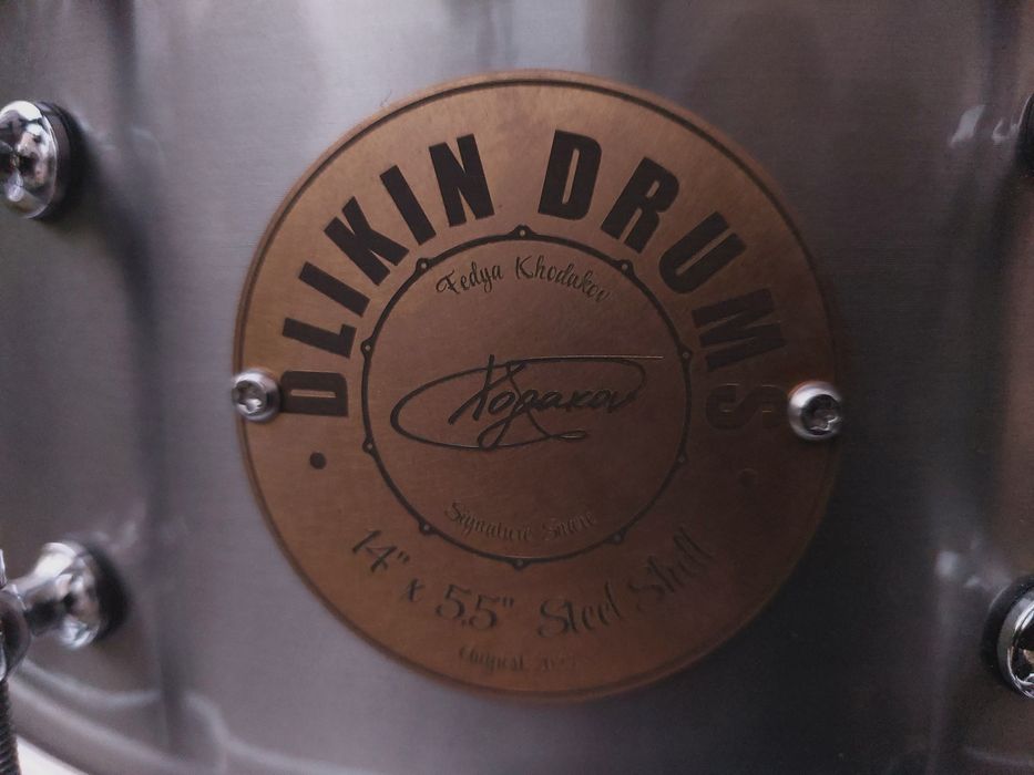 Малий барабан Dlikin Drums 14"x5.5" 4mm сталь, лита дека