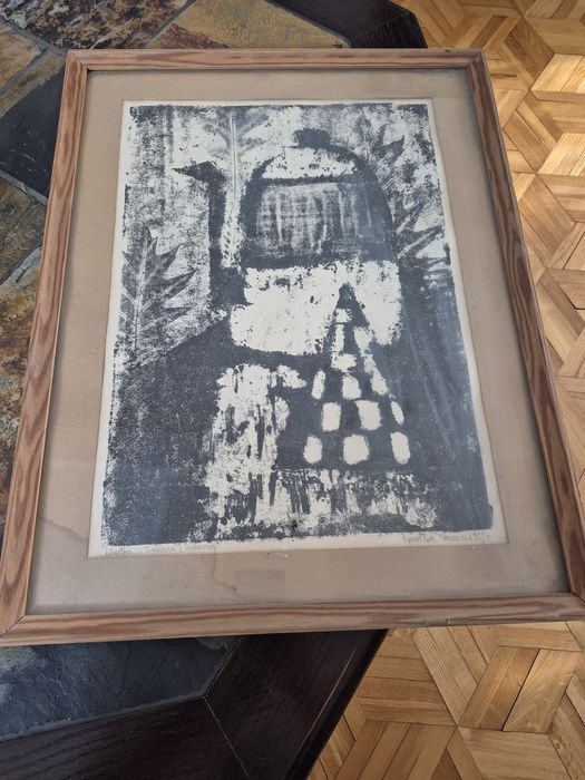 Litografia Ryszard Bors 1959r