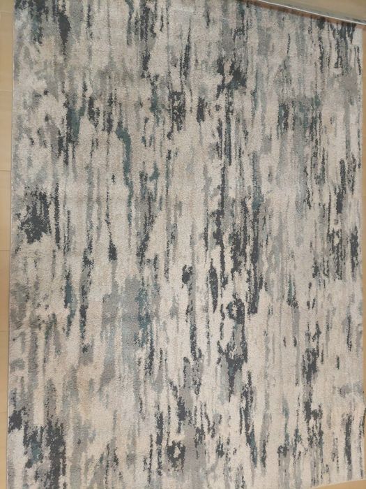 Dywan biało zielony szary. Dywan Agata Meble 160x230cm