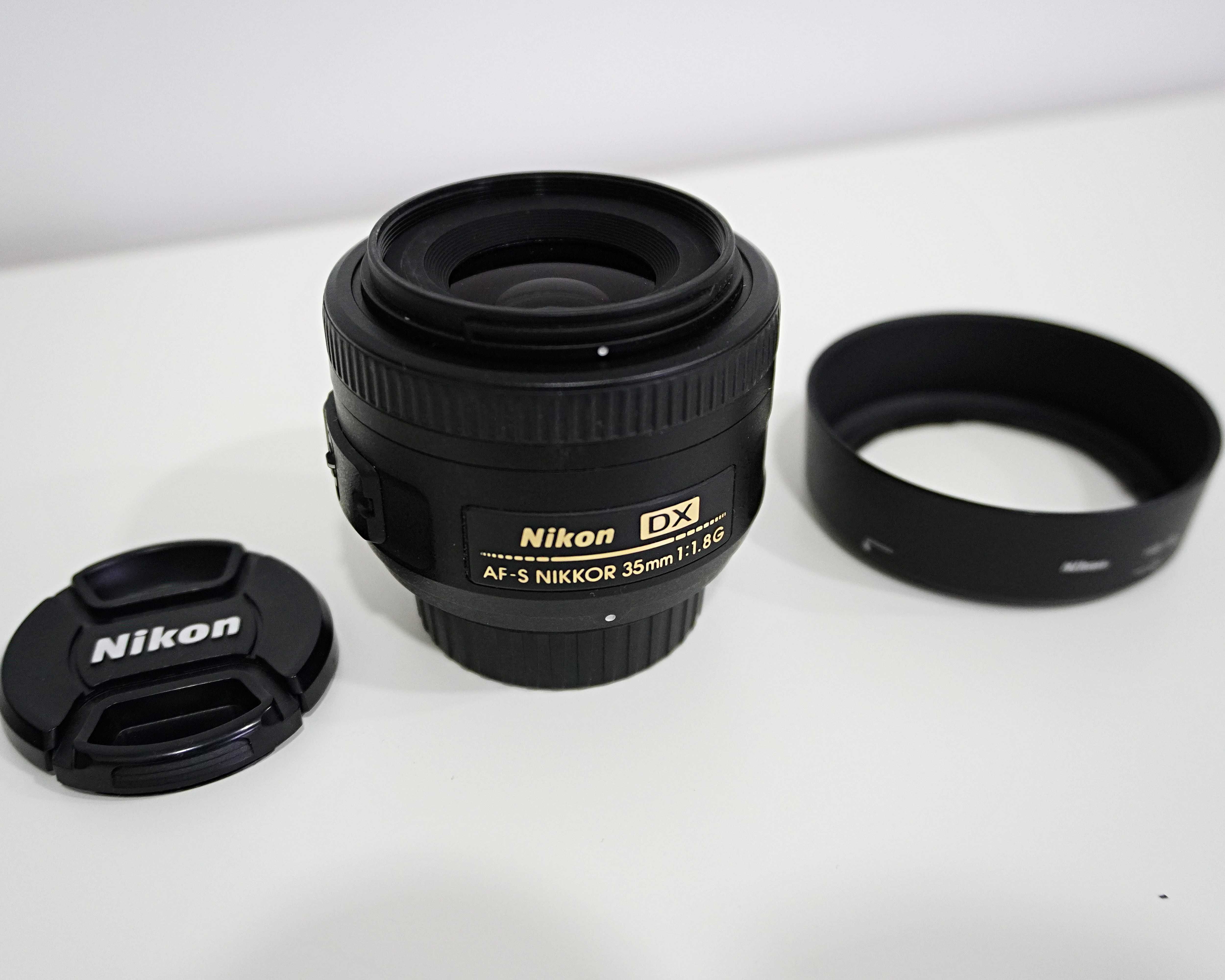 Aparat fotograficzny Lustrzanka Nikon D 5300 + 18-55mm + 35mm f/1.8