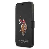 Etui U.S. Polo Assn. do iPhone 12 Mini 5,4" - Polo Embroidery, Czarny