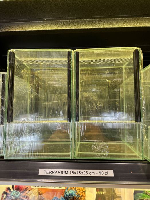 Terrarium 15x15x25 cm - sklep terrarystyczny ANIMALE