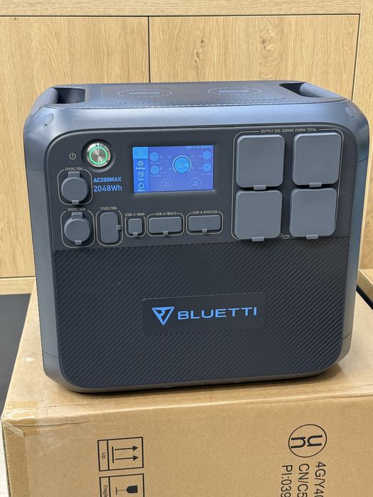 Зарядна станція Bluetti AC200MAX 2200W, 2048Wh; Нова, Європа, LiFePO4