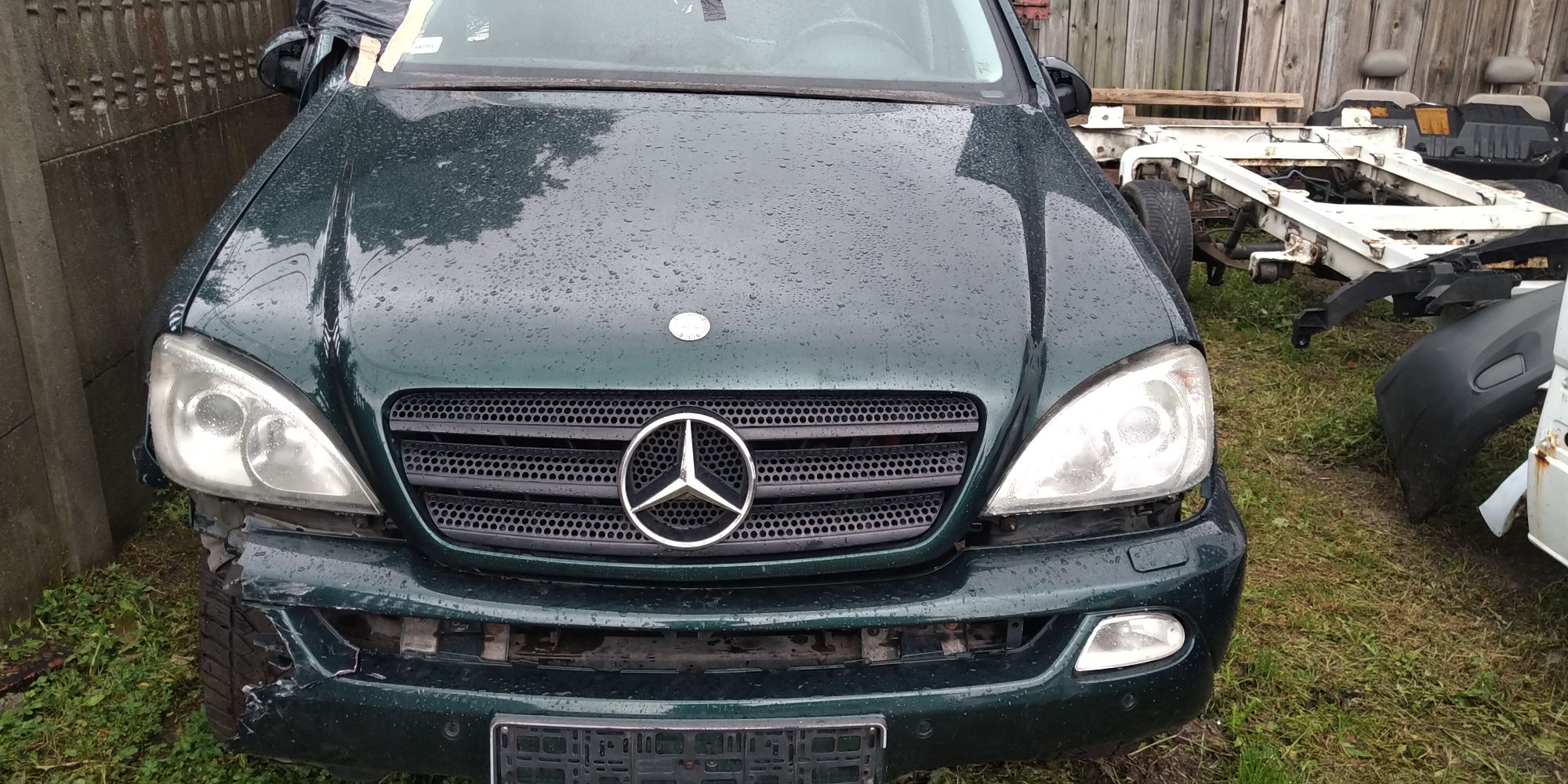 mercedes ml 163 maska skrzynia reduktor drzwi koła fotele
